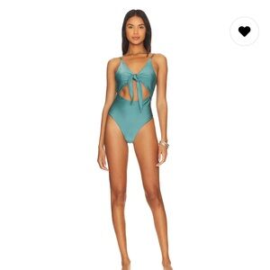 Tularosa Ryan One Piece Swim in Dark Teal small, like new